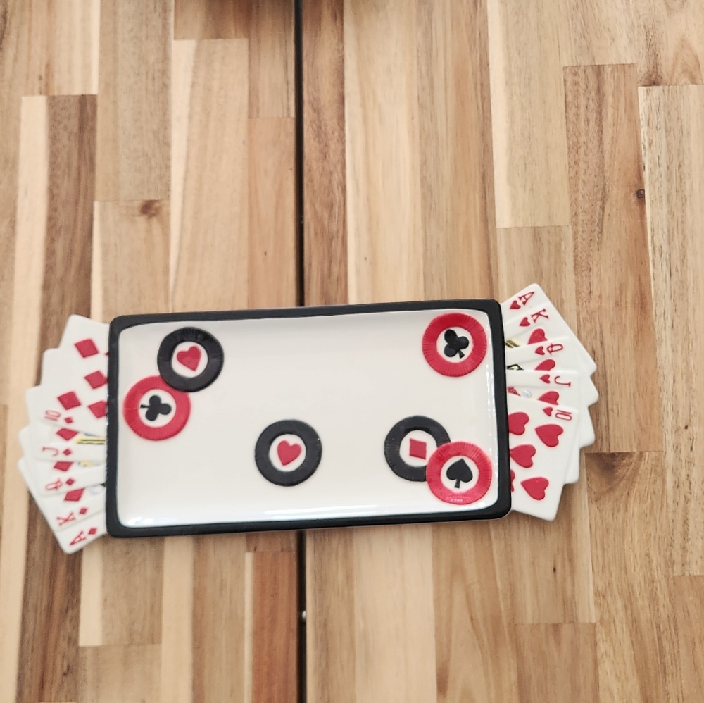 Fitz and Floyd Game Night Tray